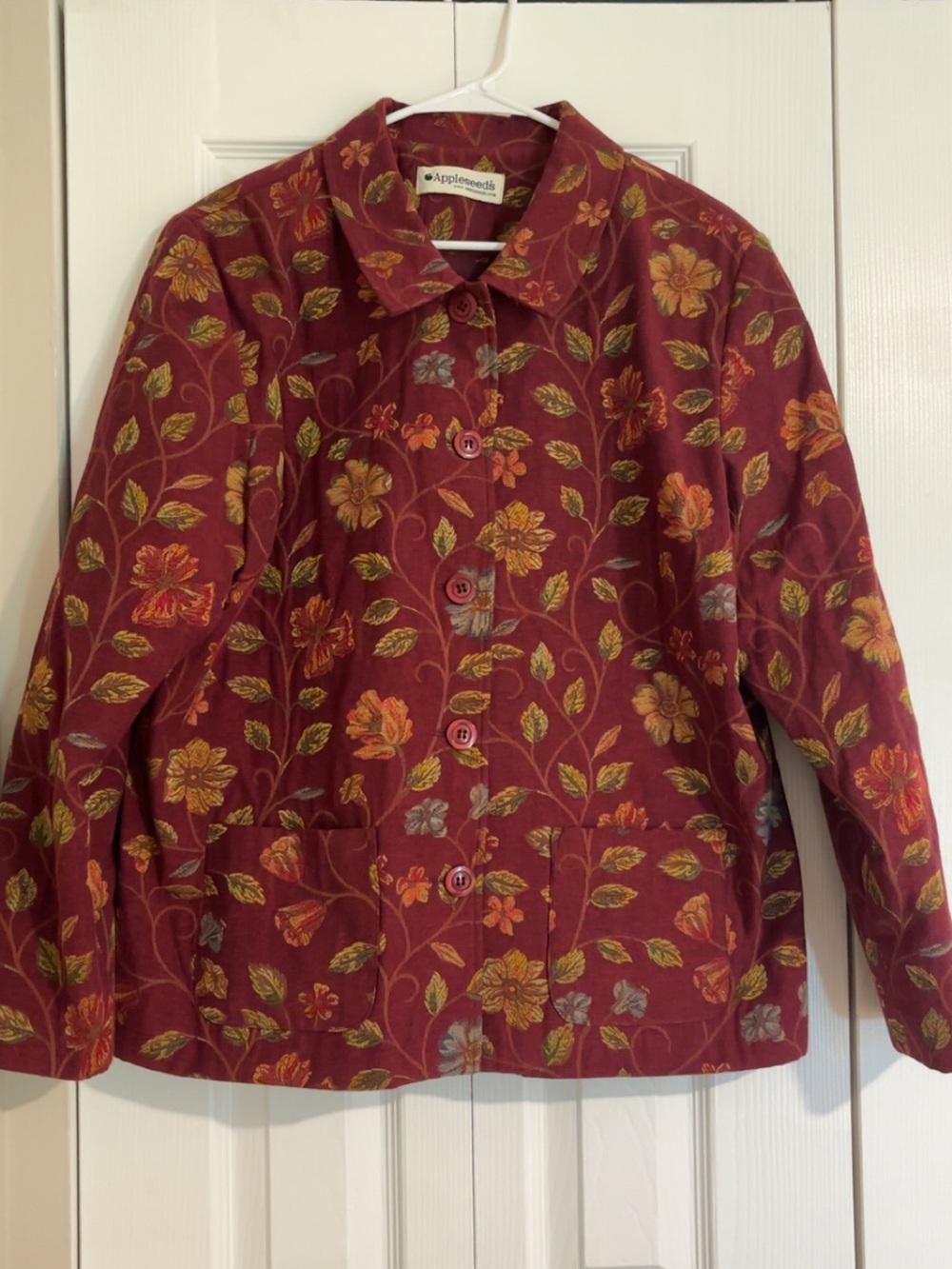 Vintage Appleseed’s Grannycore Fall Chore Coat size M